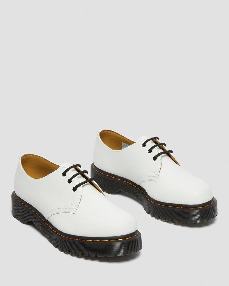 Zapatos Oxford Dr Martens 1461 Bex Smooth Cuero Hombre Blancos | MX 228LIS